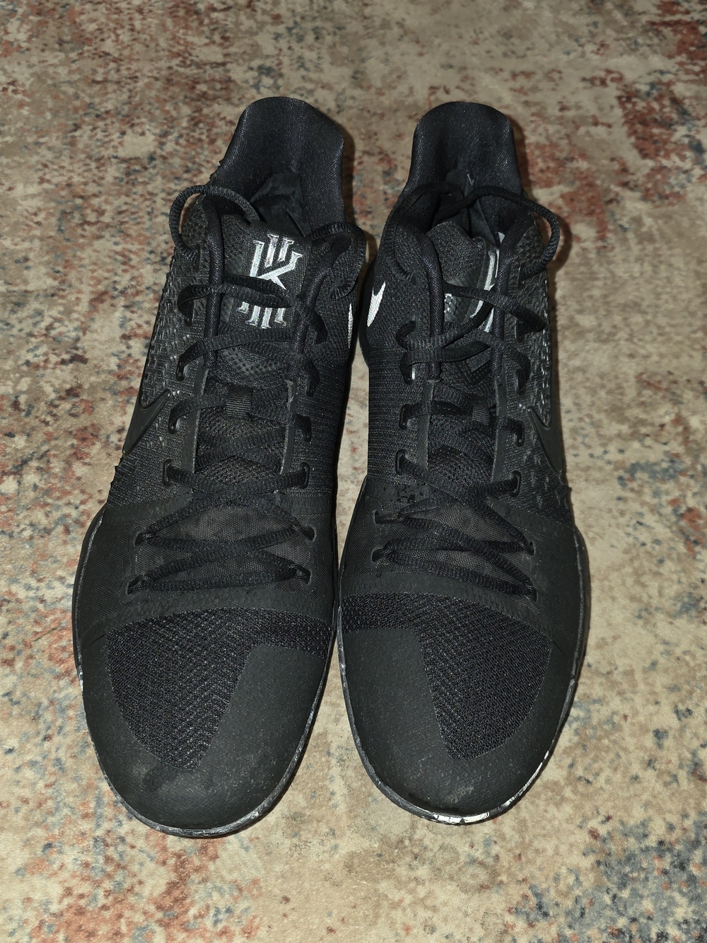 Nike Kyrie 3 'Marble' (Triple Black) 'Marble' Men's Basketball Shoes US 14